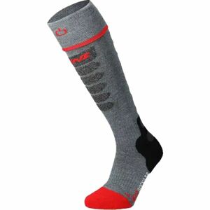 Lenz HEAT SOCK 5.1 TOE CAP SLIM Fűthető zokni, szürke, méret