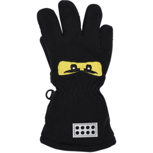 LEGO® kidswear LWASMUS 600 GLOVES Fiú ötujjas kesztyű, fekete, méret