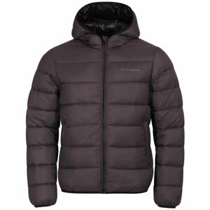 Champion PLAIN WOVEN NYLON HOODED JACKET  Férfi télikabát, sötétszürke, méret