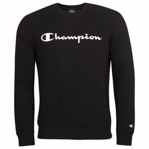 Champion CREWNECK SWEATSHIRT Férfi pulóver, fekete, méret