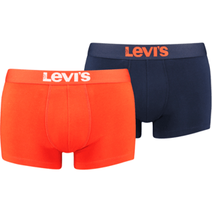 Levi's® MEN SOLID BASIC TRUNK 2P Férfi boxeralsó, narancssárga, méret