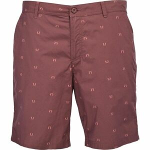 Columbia WAHED OUT PRINTED SHORTS Férfi rövidnadrág, barna, méret