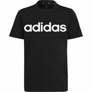 adidas U LIN TEE Fiú póló, fekete, méret