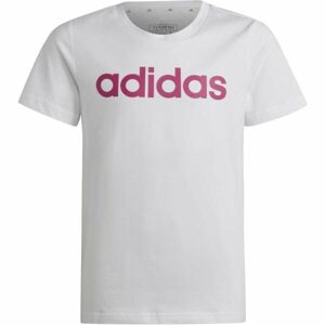 adidas ESS LIN T Lány póló, fehér, méret