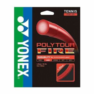 Yonex POLY TOUR FIRE 125 Teniszhúr, piros, méret