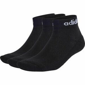 adidas C LIN ANKLE 3P Bokazokni, fekete, méret