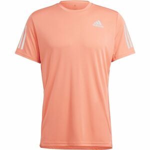 adidas OWN THE RUN TEE Férfi futópóló, lazac, méret