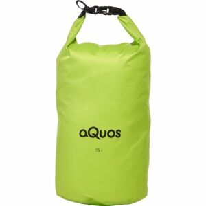 AQUOS LT DRY BAG 15L Vízhatlan zsák, világoszöld, méret