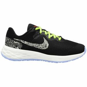 Nike REVOLUTION 6 NN JP Gyerek futócipő, fekete, méret 39