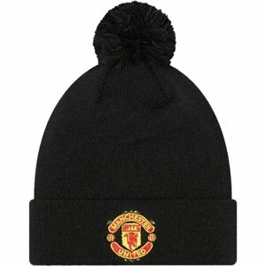 New Era WORDMARK BOBBLE BEANIE MANCHESTER UNITED Gyerek téli sapka, fekete, méret