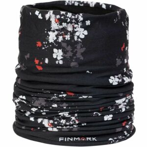 Finmark FSW-206 Női multifunkcionális kendő fleece belsővel, fekete, méret