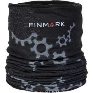 Finmark FSW-209 Multifunkcionális kendő fleece belsővel, fekete, méret