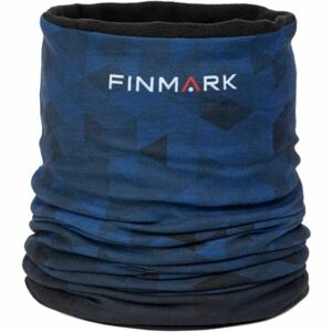 Finmark FSW-212 Multifunkcionális kendő fleece béléssel, sötétkék, méret