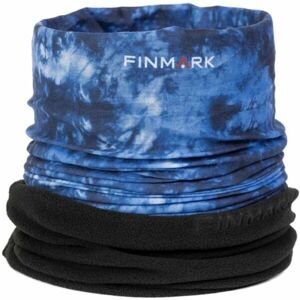 Finmark FSW-243 Multifunkcionális kendő fleece résszel, kék, méret