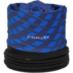 Finmark FSW-220 Multifunkcionális kendő fleece résszel, kék, méret