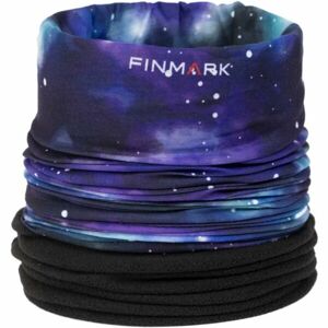 Finmark FSW-240 Multifunkcionális kendő fleece résszel, mix, méret