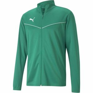 Puma TEAMRISE TRAINING POLY JACKET Férfi pulóver, zöld, méret