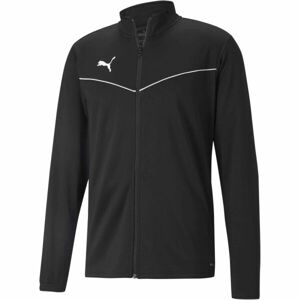 Puma TEAMRISE TRAINING POLY JACKET Férfi pulóver, fekete, méret