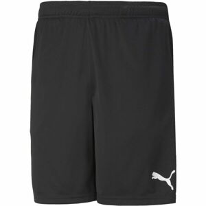 Puma TEAMRISE TRAINING SHORTS JR Fiú futball rövidnadrág, fekete, méret