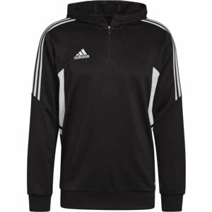 adidas CON22 TK HOOD Férfi futball pulóver, fekete, méret