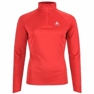 Odlo ESSENTIAL 1/2 ZIP Női pulóver, piros, méret