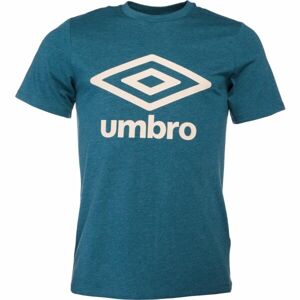 Umbro LARGE COTTON LOGO TEE Férfi póló, sötétzöld, méret