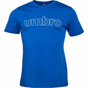 Umbro LINEAR LOGO GRAPHIC TEE Férfi póló, kék, méret