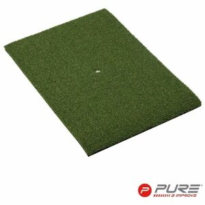 PURE 2 IMPROVE Pure 2 Improve HITTING MAT SET 40 x 60 cm Golf gyakorlószőnyeg, zöld, méret