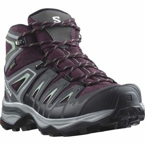 Salomon X ULTRA PIONEER MID GTX W Női túracipő, sötétszürke, méret 40