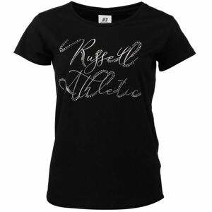 Russell Athletic T-SHIRT W Női póló, fekete, méret