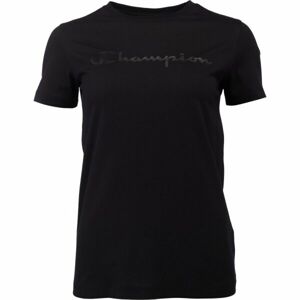 Champion CREWNECK T-SHIRT Női póló, fekete, méret