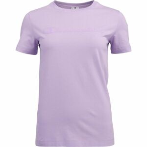 Champion CREWNECK T-SHIRT Női póló, lila, méret