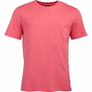 Champion AMERICAN CLASSICS CREWNECK T-SHIRT Férfi póló, rózsaszín, méret