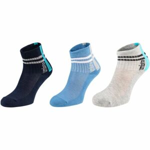 Umbro STRIPED SPORTS SOCKS JNR - 3 PACK Gyerek zokni, sötétkék, méret