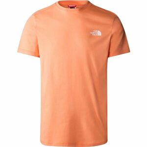 The North Face M S/S SIMPLE DOME TEE Férfi póló, narancssárga, méret