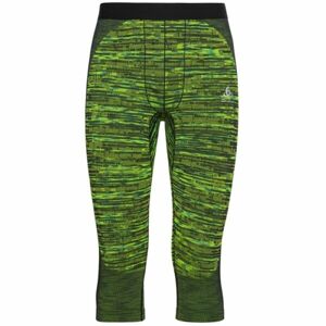 Odlo BL BOTTOM 3/4 BLACKCOMB ECO Férfi aláöltőző legging, zöld, méret