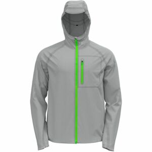 Odlo ZEROWEIGHT DUAL DRY WATERPROOF JACKET Férfi kabát futáshoz, szürke, méret