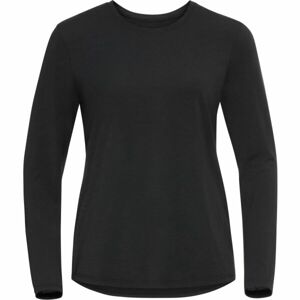 Odlo T-SHIRT CREW NECK L/S HALDEN Női felső, fekete, méret