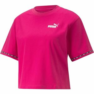 Puma POWER TAPE TEE Női póló, rózsaszín, méret