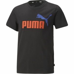 Puma ESS + 2 COL LOGO TEE Fiú póló, fekete, méret