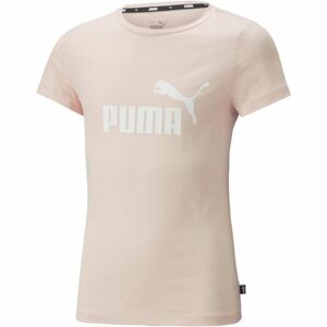 Puma ESS LOGO TEE G Lány póló, rózsaszín, méret
