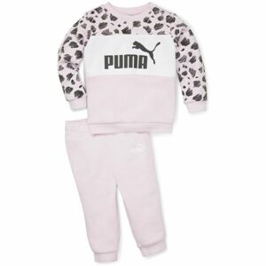 Puma ESS+ MATES INFANTS JOGGER FL DESERT Gyerek melegítő szett, rózsaszín, méret