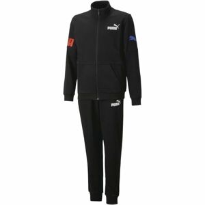 Puma POWER COLORBLOCK SUIT FL Férfi melegítő szett, fekete, méret