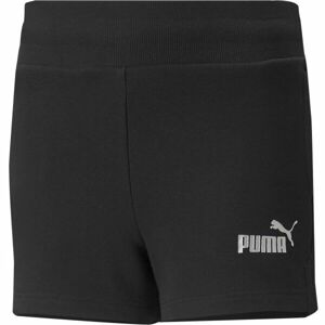 Puma ESS+SHORTS TR G Lány rövidnadrág, fekete, méret