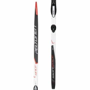 Peltonen SET SKINRACE CL STIFF+CLASIC AUTO Klasszikus sífutóléc mászóbőrrel, fekete, méret