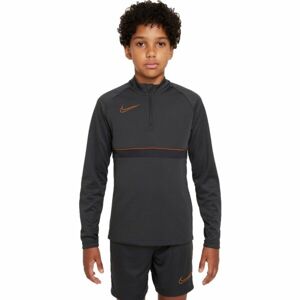 Nike DRI-FIT ACADEMY B Fiú felső focira, sötétszürke, méret