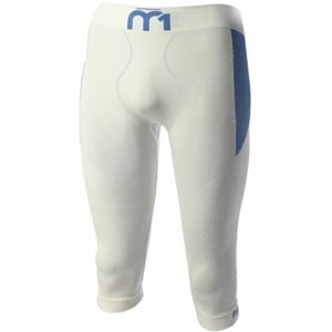 Mico 3/4 TIGHT PANTS M1 SKINTECH Férfi 3/4-es thermo nadrág, fehér, méret