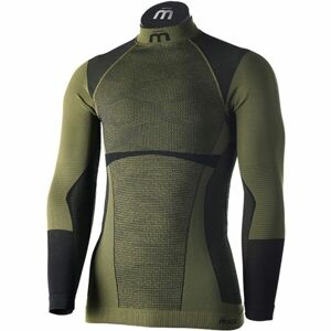 Mico MAGLIA LUPETTO M/L WARM CONTROL Férfi thermo aláöltözet, sötétzöld, méret