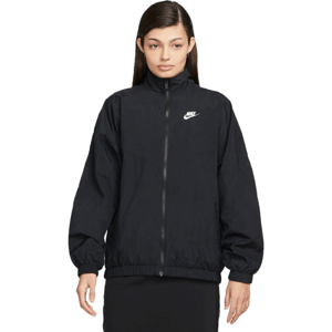 Nike NSW ESSNTL WR WVN JKT Női átmeneti kabát, fekete, méret