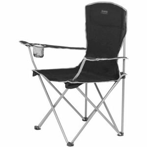 HIGHLANDER MORAY Összecsukható szék karfával, fekete, méret